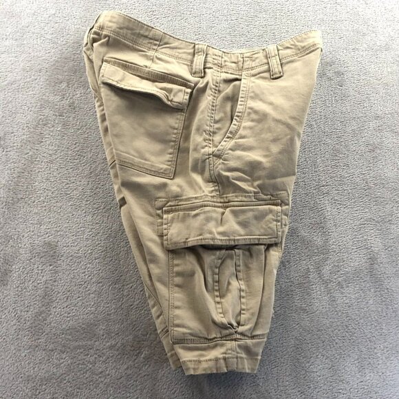 Arizona Jean Co Mens Cargo Shorts Size 29 Flex Classic Fit Classic Casual Tan - Picture 11 of 14